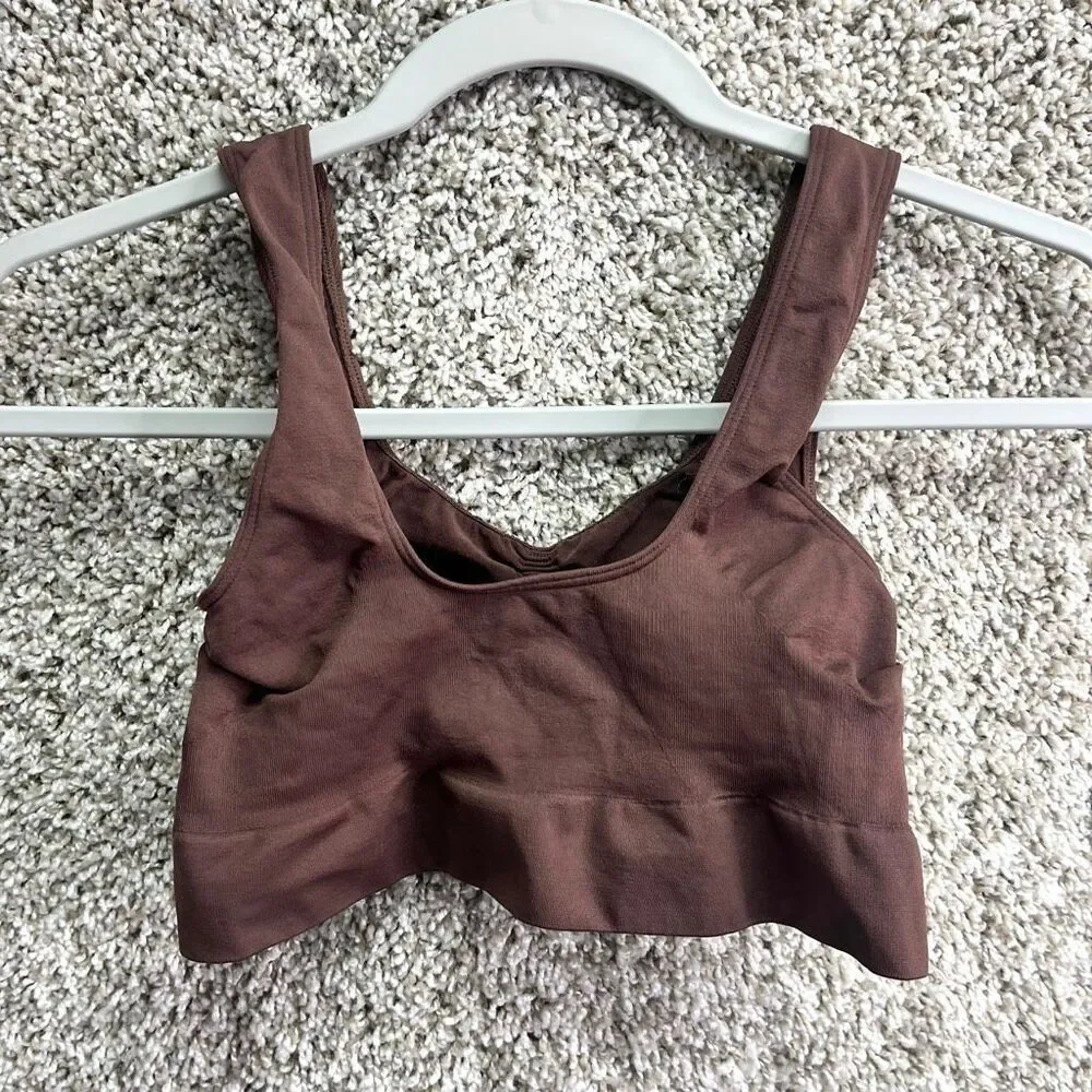 Yitty Brown Stretch Bralette in Size‎ M/L